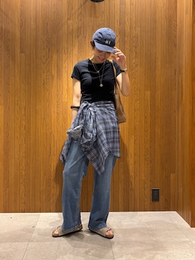 岡本さん(レディース・167cm)の夏コーディネート