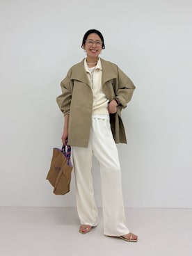 岡本さん（レディース・167cm）の冬コーディネート