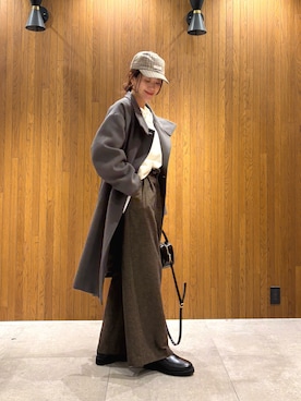 「アイテム（テーラードジャケット）」を使った、オカモトさん（レディース・167cm・30代）の冬コーディネート