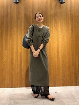 「アイテム（ワンピース）」を使った、岡本　有以さん（レディース・167cm・30代）の夏コーディネート