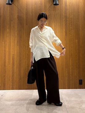 岡本さん（レディース・167cm）の春コーディネート