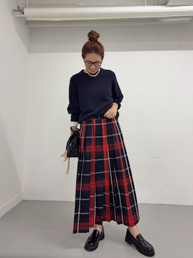 岡本さん(レディース・167cm)の秋コーディネート