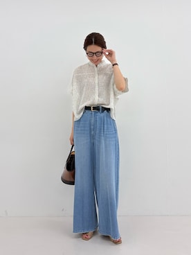 岡本さん(レディース・167cm)の春コーディネート