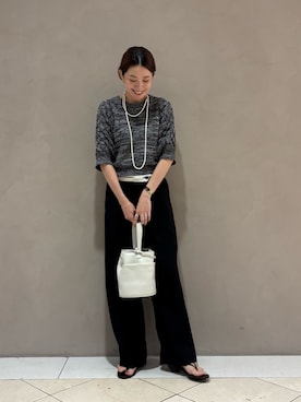 岡本さん(レディース・167cm)の夏コーディネート