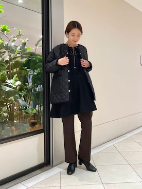 「アイテム（キャミソール）」を使った、オカモトさん（レディース・167cm）の秋コーディネート