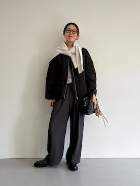 「アイテム（その他アウター）」を使った、オカモトさん（レディース・167cm・30代）の冬コーディネート