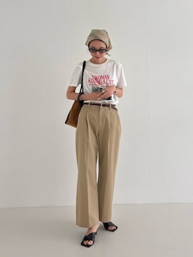 岡本さん（レディース・167cm）の夏コーディネート