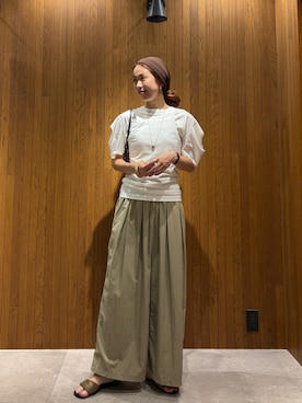 岡本さん(レディース・167cm)の夏コーディネート