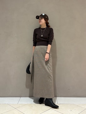 岡本さん（レディース・167cm）の秋コーディネート