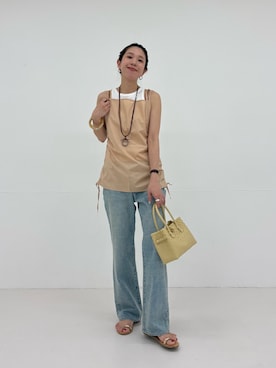 岡本さん（レディース・167cm）の春コーディネート