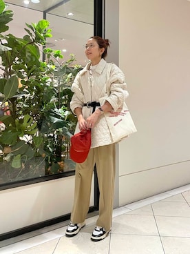 岡本さん（レディース・167cm）の秋コーディネート