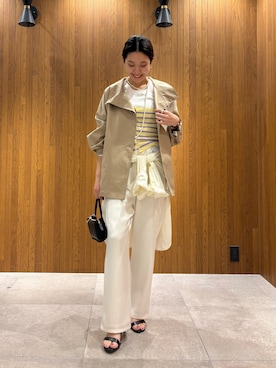 岡本さん（レディース・167cm）の春コーディネート