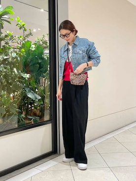 岡本さん(レディース・167cm)の冬コーディネート