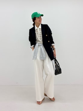 岡本さん(レディース・167cm)の春コーディネート