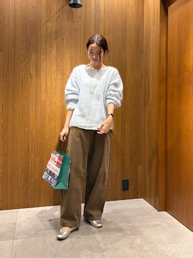 「アイテム（トップス）」を使った、オカモトさん（レディース・167cm・30代）の秋コーディネート