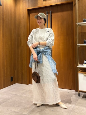 岡本さん（レディース・167cm）の冬コーディネート