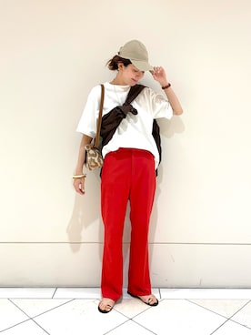 岡本さん（レディース・167cm）の春コーディネート