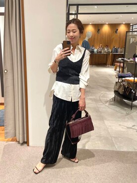 岡本さん（レディース・167cm）の秋コーディネート