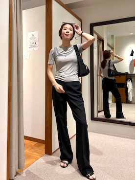 岡本さん(レディース・167cm)の夏コーディネート