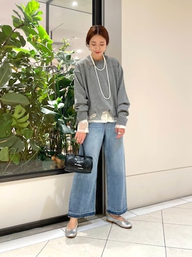 岡本さん(レディース・167cm)の秋コーディネート
