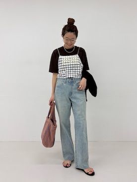岡本さん（レディース・167cm）の春コーディネート