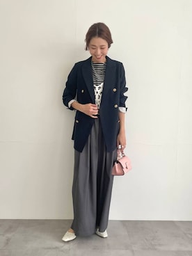 岡本さん(レディース・167cm)の冬コーディネート