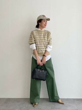 岡本さん(レディース・167cm)の冬コーディネート