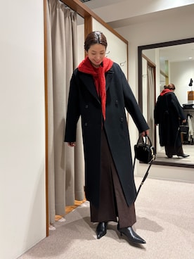 「アイテム（バッグ）」を使った、オカモトさん（レディース・167cm・30代）の冬コーディネート