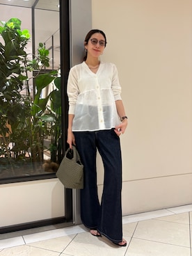 岡本さん（レディース・167cm）の春コーディネート