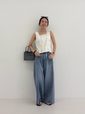 岡本さん(レディース・167cm)の夏コーディネート