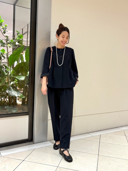 ノーカラーペプラムジャケット（ノーカラージャケット）｜URBAN