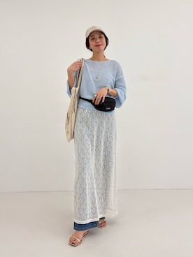 岡本さん(レディース・167cm)の春コーディネート