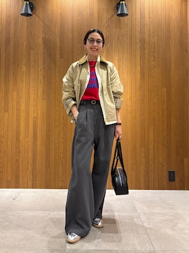 岡本さん（レディース・167cm）の春コーディネート