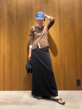 岡本さん(レディース・167cm)の夏コーディネート