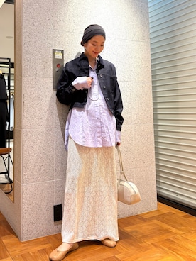 岡本さん（レディース・167cm）の冬コーディネート