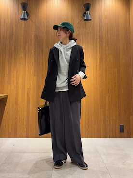 岡本さん(レディース・167cm)の冬コーディネート