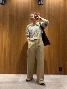 岡本さん(レディース・167cm)の秋コーディネート
