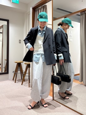 岡本さん（レディース・167cm）の春コーディネート