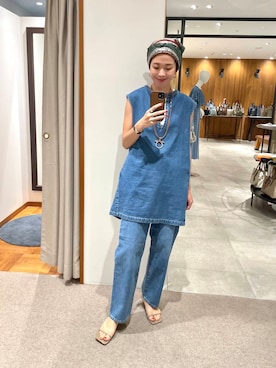 岡本さん（レディース・167cm）の夏コーディネート