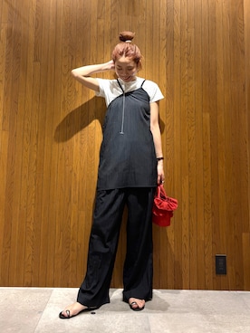 岡本さん（レディース・167cm）の夏コーディネート