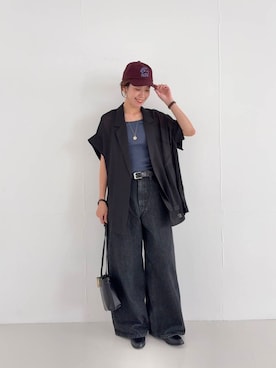 「アイテム（その他アウター）」を使った、 ai167さん（レディース・167cm）の夏コーディネート