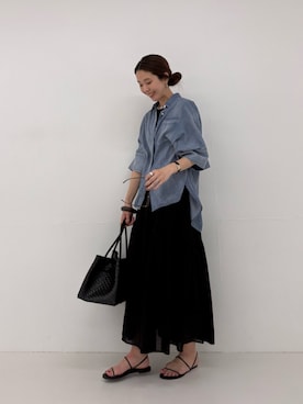 岡本さん（レディース・167cm）の春コーディネート