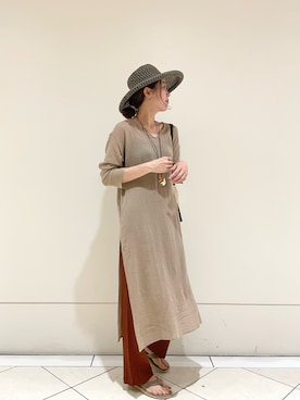 岡本さん(レディース・167cm)の夏コーディネート