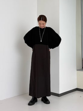 岡本さん(レディース・167cm)の秋コーディネート