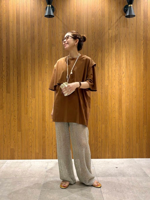 tulle mesh knit pants