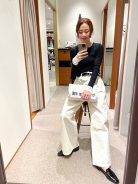 岡本さん(レディース・167cm)の冬コーディネート