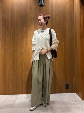 岡本さん(レディース・167cm)の夏コーディネート
