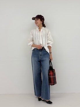 岡本さん(レディース・167cm)の夏コーディネート
