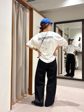 「アイテム（スニーカー）」を使った、オカモトさん（レディース・167cm・30代）の夏コーディネート