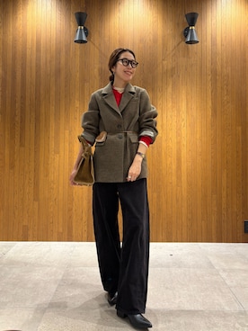 「アイテム（テーラードジャケット）」を使った、オカモトさん（レディース・167cm・30代）の秋コーディネート